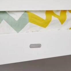 VonHaus Mid Sleeper Bed Frame – White Wooden Bunk Bed - Cabin Bed With Ladder & Solid Pine Wood Base – Single 3ft Raised Bed For Kids, Children, Teenagers, Bedroom -Children Furniture Store 12262678 3