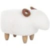 Modern Fabric Stool Footrest Pouffe Nursery Children Room Animal White Lamb -Children Furniture Store 15793211 1