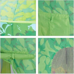 Relaxdays Dinosaur Play Tent, Small Children’s Dino Playhouse, Green Teepee For Indoor And Outdoor Use, HxWxD: 150 X 100 X 100 Cm, Green 10 Relaxdays Dinosaur Play Tent, Small Children’s Dino Playhouse, Green Teepee For Indoor And Outdoor Use, HxWxD: 150 X 100 X 100 Cm, Green -Children Furniture Store 16118773 4