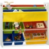 Relaxdays Kid’s Toy Storage Shelf With Boxes And Hanging Compartments, Colourful Toy Rack, HWD 78.5 X 86 X 26.5 Cm 2 Relaxdays Kid’s Toy Storage Shelf With Boxes And Hanging Compartments, Colourful Toy Rack, HWD 78.5 X 86 X 26.5 Cm -Children Furniture Store 16118950 1