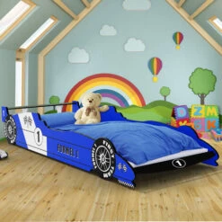 Formula 1 Car Bed 90 X 200 Cm Including Slatted Frame Bedroom Furniture 10 Formula 1 Car Bed 90 X 200 Cm Including Slatted Frame Bedroom Furniture -Children Furniture Store 17461764 4