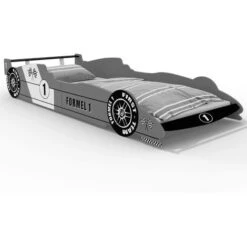 Child Car Bed Frame For Children Kids Single Junior Beds Silver 3x7.5ft Bedroom 9 Child Car Bed Frame For Children Kids Single Junior Beds Silver 3x7.5ft Bedroom -Children Furniture Store 17462595 3