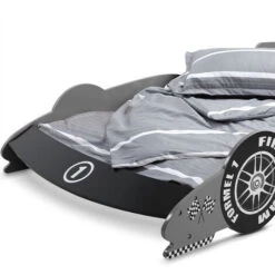 Child Car Bed Frame For Children Kids Single Junior Beds Silver 3x7.5ft Bedroom 11 Child Car Bed Frame For Children Kids Single Junior Beds Silver 3x7.5ft Bedroom -Children Furniture Store 17462595 5