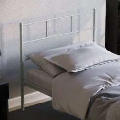 Dorset 3ft Single Metal Bed Frame, Silver, 190 X 90 Cm -Children Furniture Store 17767016 3