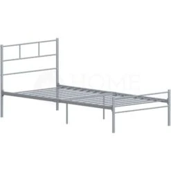 Dorset 3ft Single Metal Bed Frame, Silver, 190 X 90 Cm -Children Furniture Store 17767016 5