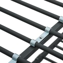 Bunk Bed Black Metal 90x200 Cm VidaXL -Children Furniture Store 18890130 5