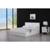 KOSY KOALA Ottoman Storage Bed Side Lift Opening White Colour (White, 4FT SMALL DOUBLE BED FRAME) -Children Furniture Store 19698552 1