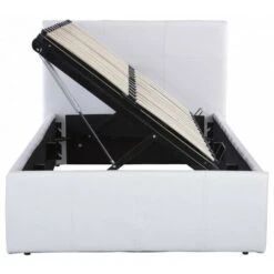 KOSY KOALA Ottoman Storage Bed Side Lift Opening White Colour (White, 4ft6 DOUBLE) -Children Furniture Store 19698553 5