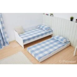 KOSY KOALA DREAMER WHITE WOOD SINGLE 3FT DAYBED WITH UNDERBED TRUNDLE 2 IN 1 DAY BED WITH 2 MATTRESSES (DAYBED AND 2 MATTRESSES) -Children Furniture Store 19698562 3