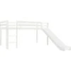 Hommoo Children's Loft Bed Frame With Slide & Ladder Pinewood 97x208 Cm VD23799