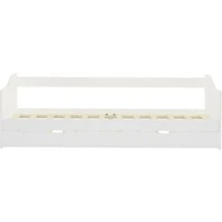 Hommoo Pull-out Sofa Bed Frame White Pinewood 90x200 Cm VD24039 10 Hommoo Pull-out Sofa Bed Frame White Pinewood 90x200 Cm VD24039 -Children Furniture Store 20515707 4