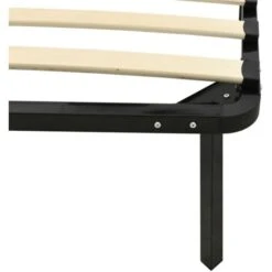 Bed Frame Black Metal 120x200 Cm VidaXL -Children Furniture Store 21988901 5