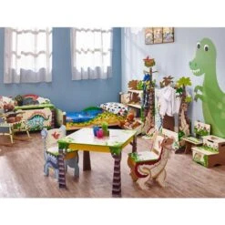 Fantasy Fields Childrens Dinosaur Kingdom Kids Wooden Time Out Chair TD-0078A -Children Furniture Store 23543803 5