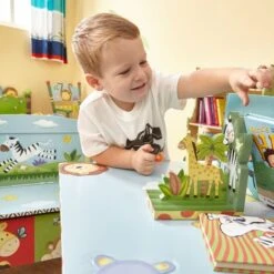 Kids Sunny Safari Bookends By Fantasy Fields Wooden Animal Nursery Decor W-9837A -Children Furniture Store 23543938 5