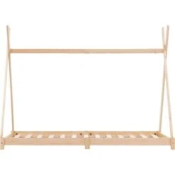 Kids Bed Frame Solid Pine Wood 70x140 Cm VidaXL -Children Furniture Store 24730503 4