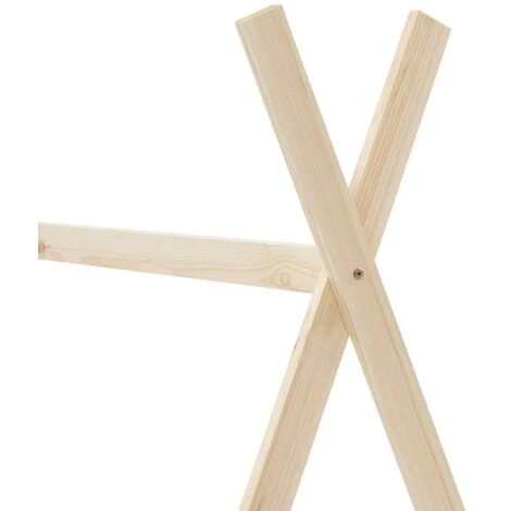 Hommoo Kids Bed Frame Solid Pine Wood 70x140 Cm VD24209 7 Hommoo Kids Bed Frame Solid Pine Wood 70x140 Cm VD24209 - Image 5