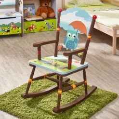Fantasy Fields Childrens Enchanted Woodland Kids Wooden Rocking Chair TD-11738A -Children Furniture Store 25088642 3