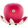 Kids Sea Animal Stool Velvet Children's Pouffe Playroom Red Octopus