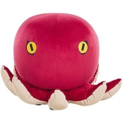 Kids Sea Animal Stool Velvet Children's Pouffe Playroom Red Octopus 10 Kids Sea Animal Stool Velvet Children's Pouffe Playroom Red Octopus -Children Furniture Store 25262339 4