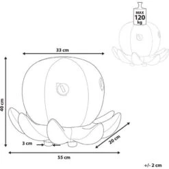 Kids Sea Animal Stool Velvet Children's Pouffe Playroom Blue Octopus 9 Kids Sea Animal Stool Velvet Children's Pouffe Playroom Blue Octopus -Children Furniture Store 25262357 3