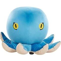 Kids Sea Animal Stool Velvet Children's Pouffe Playroom Blue Octopus 10 Kids Sea Animal Stool Velvet Children's Pouffe Playroom Blue Octopus -Children Furniture Store 25262357 4