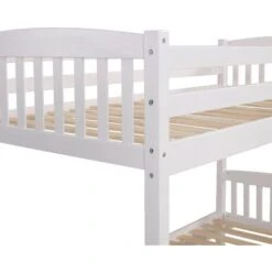 KOSY KOALA WHITE WOOD BUNK BED 3FT SINGLE HEAVY DUTY SPLIT INTO 2 SINGLE CHILDREN BEDS,SHAKER STYLE BUNKBED FOR KIDS CHILDREN -Children Furniture Store 26668470 5