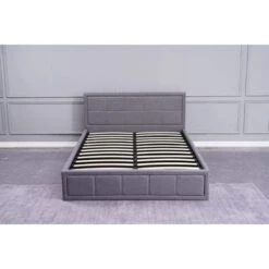 KOSY KOALA Grey Upholstered Storage Ottoman Gas Side Lift Bed Natural Linen Fabric Bed - 3FT SINGLE 9 KOSY KOALA Grey Upholstered Storage Ottoman Gas Side Lift Bed Natural Linen Fabric Bed - 3FT SINGLE -Children Furniture Store 26668473 3