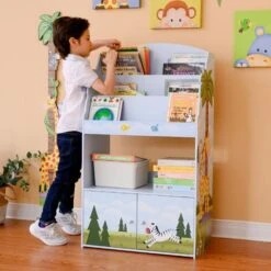 Fantasy Fields Sunny Safari Kids 3-Tier Wooden Bookcase & Storage Multi TD-13394SS -Children Furniture Store 26974474 5