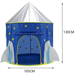 Livingandhome Children Kids Play Tent Rocket Shape Playhouse 10 Livingandhome Children Kids Play Tent Rocket Shape Playhouse -Children Furniture Store 28269478 4