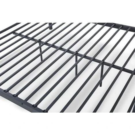 Palmdale Metal Triple Sleeper Bunk Bed, Single / Double (Frame Only) - Silver 6 Palmdale Metal Triple Sleeper Bunk Bed, Single / Double (Frame Only) - Silver - Image 4