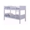Lala White Wooden Bunk Bed, Converts To 2 Small Single Beds (Frame Only) - 2FT6 Small Single -Children Furniture Store 29016701 1
