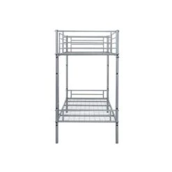 Torquay 3FT Single Metal Bunk Bed Frame In Silver (Frame Only) -Children Furniture Store 29016703 3