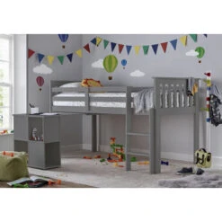 Milo Sleep Station Desk Storage Kids Bed Grey 7 Milo Sleep Station Desk Storage Kids Bed Grey -Children Furniture Store 29191387 3