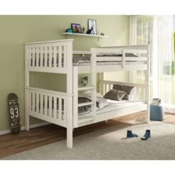 Oslo Quadruple Bunk Bed White