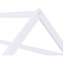 Kids Bed Frame White Solid Pine Wood 70x140 Cm -Children Furniture Store 29790836 5