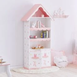 Kids Swan Lake Bookcase By Fantasy Fields Wooden Book Shelf Rack Tidy TD-12717A 8 Kids Swan Lake Bookcase By Fantasy Fields Wooden Book Shelf Rack Tidy TD-12717A -Children Furniture Store 30951766 3