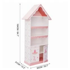 Kids Swan Lake Bookcase By Fantasy Fields Wooden Book Shelf Rack Tidy TD-12717A 9 Kids Swan Lake Bookcase By Fantasy Fields Wooden Book Shelf Rack Tidy TD-12717A -Children Furniture Store 30951766 4