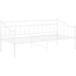 Sofa Bed Frame White Metal 90x200 Cm VidaXL -Children Furniture Store 32625800 4