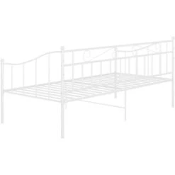 Sofa Bed Frame White Metal 90x200 Cm VidaXL -Children Furniture Store 32625800 5