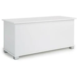 Ottoman Storage Chest White Toy Chest Bedding Or Blanket Box Large Wooden New 11 Ottoman Storage Chest White Toy Chest Bedding Or Blanket Box Large Wooden New -Children Furniture Store 36857825 5