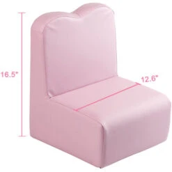 2in1 Children Sofa Multi-Functional Kids Armchair Sofa And Table-Pink -Children Furniture Store 37853674 3