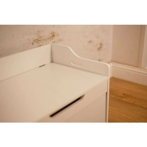 Wooden Toybox Chest Toy Storage Baby Box - White Kids Storage Units Square Strong, Stable And Hardwearing Ottoman Storage Box For Children's, Bedrooms Or Nurseriess Boys Girls Toy Storage Bo 6 Wooden Toybox Chest Toy Storage Baby Box - White Kids Storage Units Square Strong, Stable And Hardwearing Ottoman Storage Box For Children's, Bedrooms Or Nurseriess Boys Girls Toy Storage Bo - Image 4