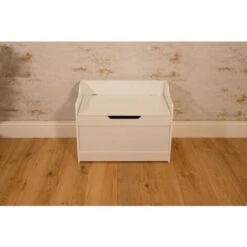 Wooden Toybox Chest Toy Storage Baby Box - White Kids Storage Units Square Strong, Stable And Hardwearing Ottoman Storage Box For Children's, Bedrooms Or Nurseriess Boys Girls Toy Storage Bo 11 Wooden Toybox Chest Toy Storage Baby Box - White Kids Storage Units Square Strong, Stable And Hardwearing Ottoman Storage Box For Children's, Bedrooms Or Nurseriess Boys Girls Toy Storage Bo -Children Furniture Store 38418816 5