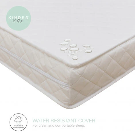 Sydney Toddler Bed With Pocket Sprung Mattress Washable Water Resistant Cover | Kids Bed And Children's Bed - Grey 6 Sydney Toddler Bed With Pocket Sprung Mattress Washable Water Resistant Cover | Kids Bed And Children's Bed - Grey - Image 4
