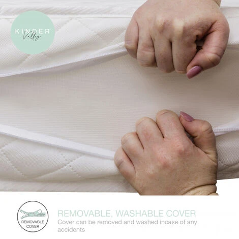 Sydney Toddler Bed With Pocket Sprung Mattress Washable Water Resistant Cover | Kids Bed And Children's Bed - Grey 7 Sydney Toddler Bed With Pocket Sprung Mattress Washable Water Resistant Cover | Kids Bed And Children's Bed - Grey - Image 5