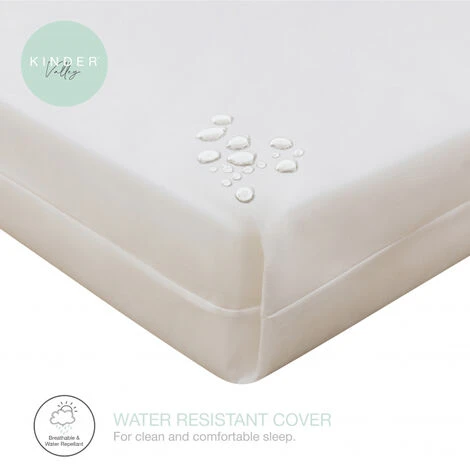 Sydney Toddler Bed With Kinder Flow Mattress Washable Water Resistant Cover | Kids Bed And Children's Bed - White 6 Sydney Toddler Bed With Kinder Flow Mattress Washable Water Resistant Cover | Kids Bed And Children's Bed - White - Image 4