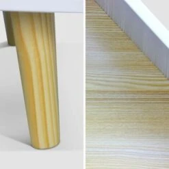 Children's House-shaped Bookcase - 3 Shelves, 8 Compartments, 2 Cupboards, Scandi-style - Tobias - Natural Pine, White 11 Children's House-shaped Bookcase - 3 Shelves, 8 Compartments, 2 Cupboards, Scandi-style - Tobias - Natural Pine, White -Children Furniture Store 45404836 5