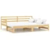 Pull-out Day Bed Solid Pinewood 2x VidaXL 2 Pull-out Day Bed Solid Pinewood 2x VidaXL -Children Furniture Store 47747381 1
