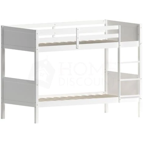 Gemini 3ft Single Wood Detachable Bunk Bed, White 7 Gemini 3ft Single Wood Detachable Bunk Bed, White - Image 5