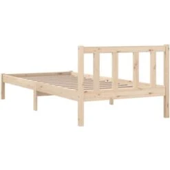 Bed Frame Solid Pinewood 90x200 Cm VidaXL -Children Furniture Store 49809137 5